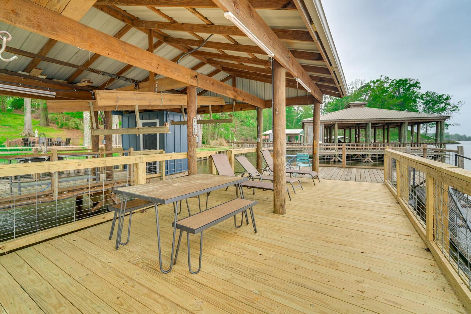 Waterfront House On Toledo Bend With Private Dock! Villa Alliance Exterior photo